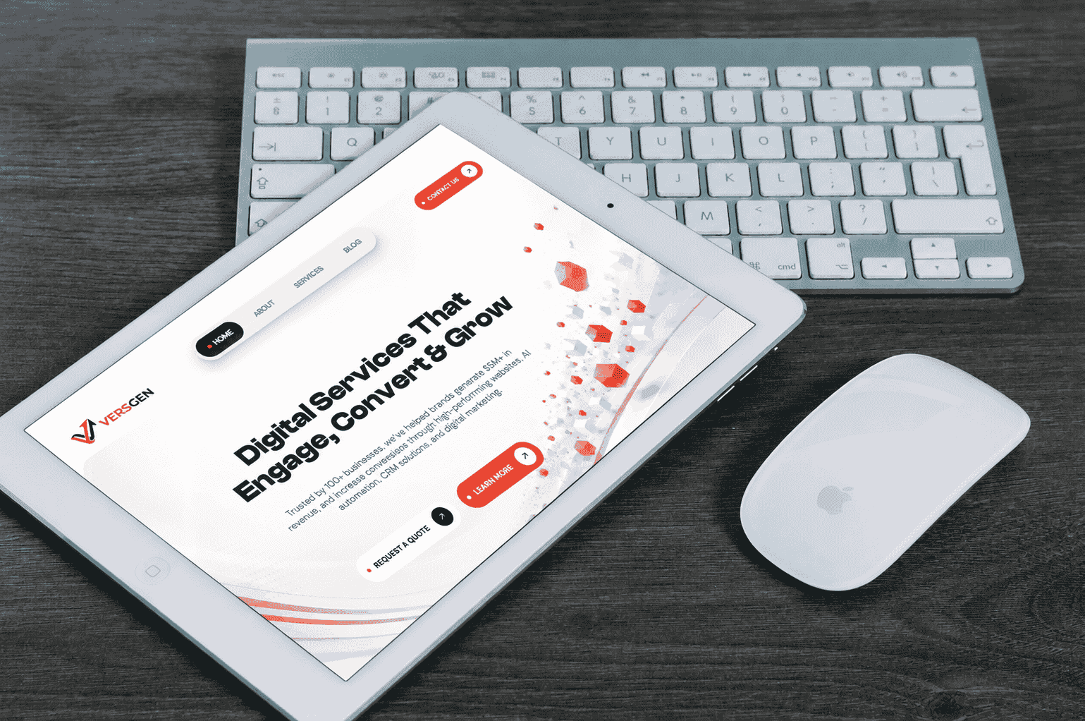 banner tablet mockup